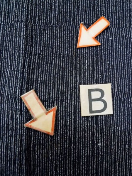 画像11: M0704O  単衣 男性用着物  シルク(正絹)   灰色, 抽象的模様 【中古】 【USED】 【リサイクル】 ★★★☆☆ (11)