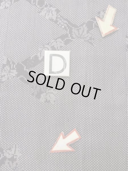 画像17: M0704T  単衣 女性用着物  シルク（正絹）   灰色, 葉 【中古】 【USED】 【リサイクル】 ★☆☆☆☆ (17)