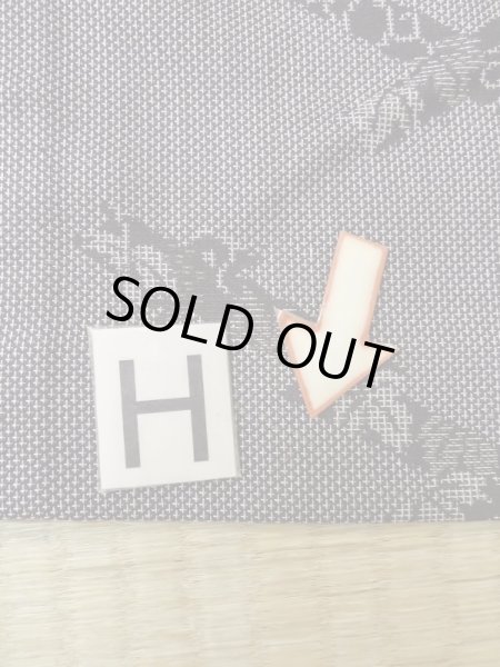 画像21: M0704T  単衣 女性用着物  シルク（正絹）   灰色, 葉 【中古】 【USED】 【リサイクル】 ★☆☆☆☆ (21)