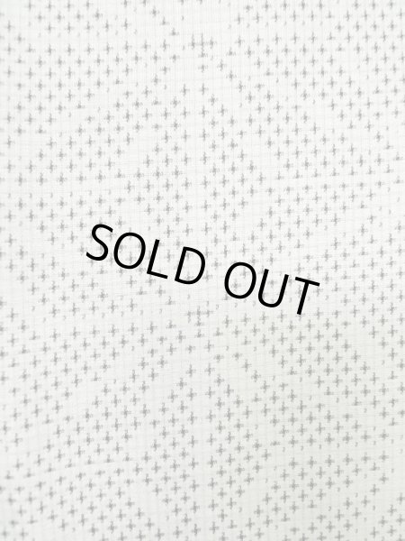 画像7: M0705A  単衣 女性用着物  シルク(正絹)  薄い 灰色, 麻の葉 【中古】 【USED】 【リサイクル】 ★★☆☆☆ (7)