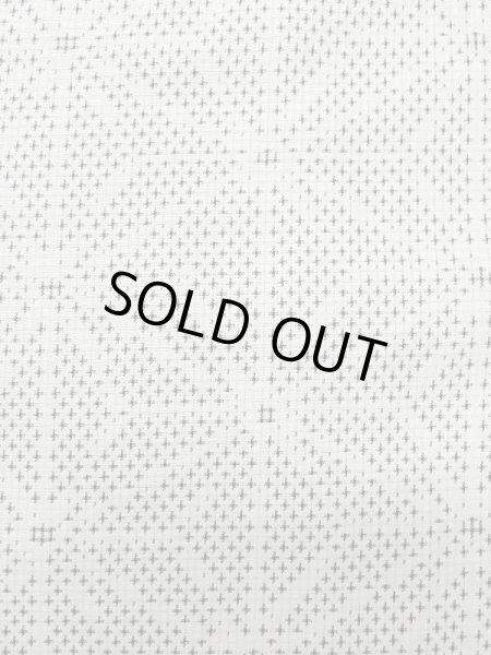 画像8: M0705A  単衣 女性用着物  シルク(正絹)  薄い 灰色, 麻の葉 【中古】 【USED】 【リサイクル】 ★★☆☆☆ (8)