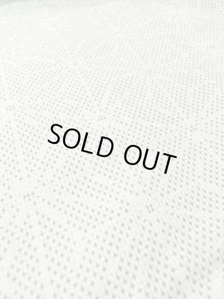 画像10: M0705A  単衣 女性用着物  シルク(正絹)  薄い 灰色, 麻の葉 【中古】 【USED】 【リサイクル】 ★★☆☆☆ (10)