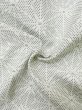 画像12: M0705A  単衣 女性用着物  シルク（正絹）  薄い 灰色, 麻の葉 【中古】 【USED】 【リサイクル】 ★★☆☆☆ (12)