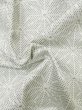 画像13: M0705A  単衣 女性用着物  シルク（正絹）  薄い 灰色, 麻の葉 【中古】 【USED】 【リサイクル】 ★★☆☆☆ (13)