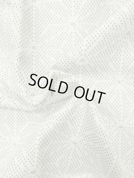 画像13: M0705A  単衣 女性用着物  シルク(正絹)  薄い 灰色, 麻の葉 【中古】 【USED】 【リサイクル】 ★★☆☆☆ (13)