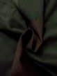 画像11: M0712C  単衣 女性用着物  ウール  深い オリーブ, 四角 【中古】 【USED】 【リサイクル】 ★☆☆☆☆ (11)