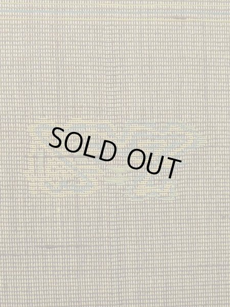 画像6: M0712G  単衣 女性用着物  ウール 深い 鮮やか 黄緑色, チェック柄 【中古】 【USED】 【リサイクル】 ★☆☆☆☆ (6)