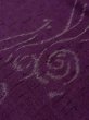画像9: M0712L  単衣 女性用着物  ウール   紫色, 波 【中古】 【USED】 【リサイクル】 ★☆☆☆☆ (9)