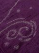 画像10: M0712L  単衣 女性用着物  ウール   紫色, 波 【中古】 【USED】 【リサイクル】 ★☆☆☆☆ (10)