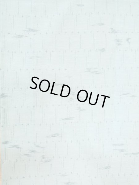 画像4: M0712Z  単衣 女性用着物  麻   水色, 抽象的模様 【中古】 【USED】 【リサイクル】 ★★★☆☆ (4)