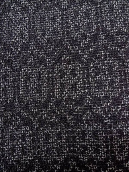 画像6: M0713B  単衣 女性用着物  シルク(正絹) 深い 紫み 灰色, 亀甲 【中古】 【USED】 【リサイクル】 ★★★★☆ (6)