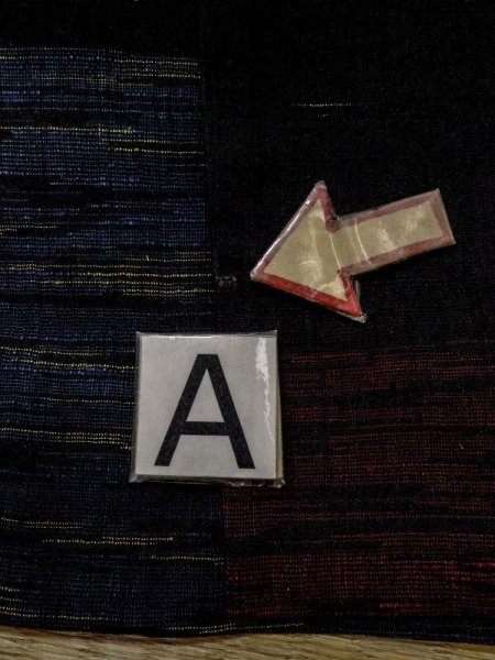 画像14: M0713D  単衣 女性用着物  シルク(正絹)   黒, 四角 【中古】 【USED】 【リサイクル】 ★★★☆☆ (14)