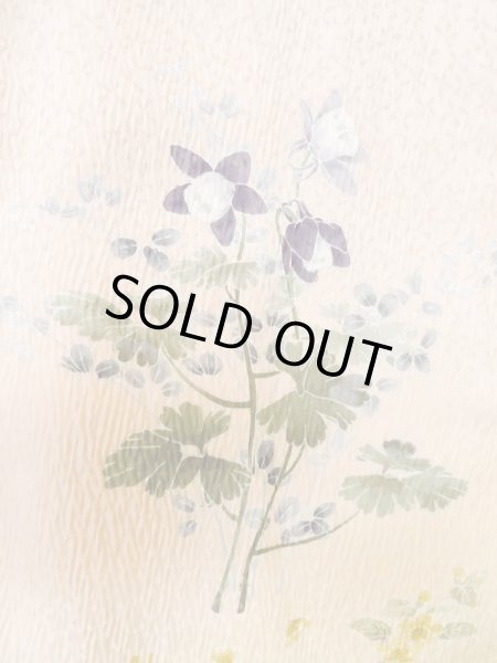 画像7: M0720C Mint  訪問着 女性用着物  シルク（正絹）  淡い 桃色, 花 【中古】 【USED】 【リサイクル】 ★★★★☆ (7)