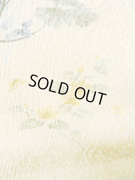 画像8: M0720C Mint  訪問着 女性用着物  シルク（正絹）  淡い 桃色, 花 【中古】 【USED】 【リサイクル】 ★★★★☆ (8)