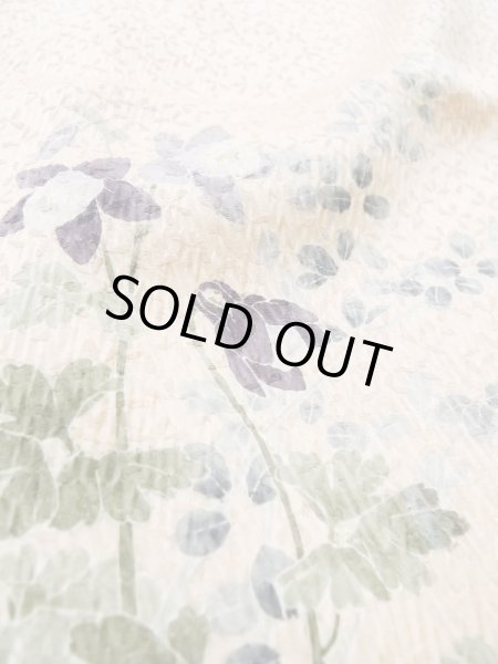 画像9: M0720C Mint  訪問着 女性用着物  シルク（正絹）  淡い 桃色, 花 【中古】 【USED】 【リサイクル】 ★★★★☆ (9)