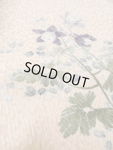 画像11: M0720C Mint  訪問着 女性用着物  シルク（正絹）  淡い 桃色, 花 【中古】 【USED】 【リサイクル】 ★★★★☆ (11)