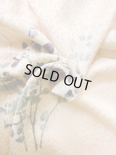 画像13: M0720C Mint  訪問着 女性用着物  シルク（正絹）  淡い 桃色, 花 【中古】 【USED】 【リサイクル】 ★★★★☆ (13)