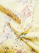 画像11: M0720F  小紋 女性用着物  シルク（正絹）   アイボリー, 花 【中古】 【USED】 【リサイクル】 ★★☆☆☆ (11)