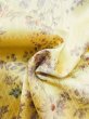 画像12: M0720F  小紋 女性用着物  シルク（正絹）   アイボリー, 花 【中古】 【USED】 【リサイクル】 ★★☆☆☆ (12)