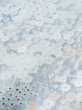 画像10: M0720G  小紋 女性用着物  シルク（正絹）  淡い 灰色, 花 【中古】 【USED】 【リサイクル】 ★★★☆☆ (10)