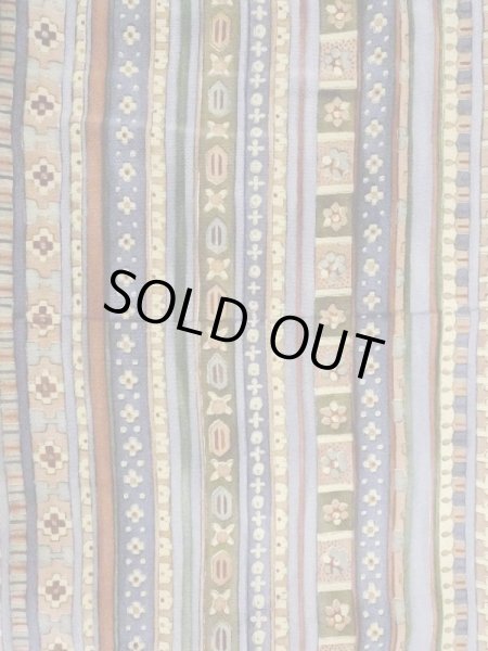 画像4: M0720K Mint  小紋 女性用着物  シルク（正絹）  淡い マルチカラー, 花 【中古】 【USED】 【リサイクル】 ★★★★☆ (4)