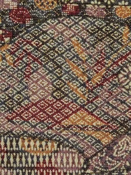 画像6: M0720Y Mint  小紋 女性用着物  シルク(正絹)   マルチカラー, 花 【中古】 【USED】 【リサイクル】 ★★★★☆ (6)