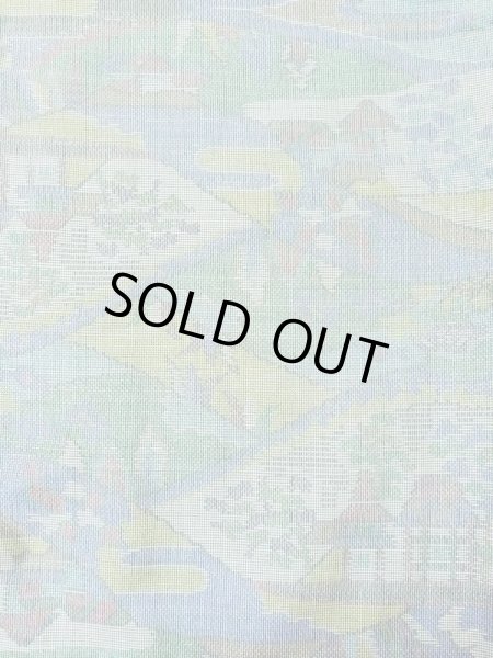 画像3: M0721B  紬 女性用着物  シルク（正絹）  灰色がかった マルチカラー, 家 【中古】 【USED】 【リサイクル】 ★★☆☆☆ (3)