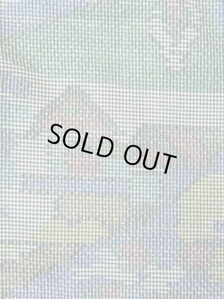 画像6: M0721B  紬 女性用着物  シルク（正絹）  灰色がかった マルチカラー, 家 【中古】 【USED】 【リサイクル】 ★★☆☆☆ (6)