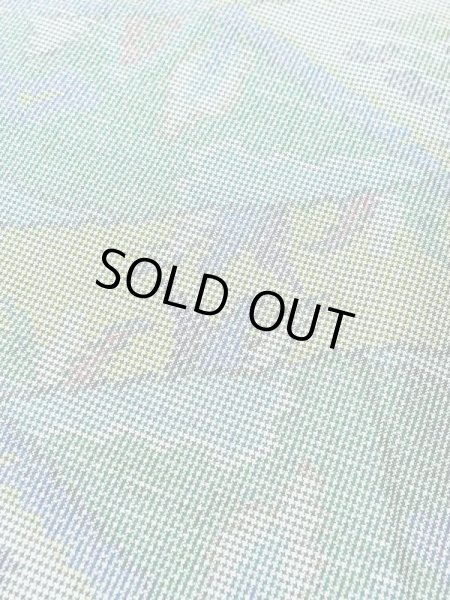 画像8: M0721B  紬 女性用着物  シルク（正絹）  灰色がかった マルチカラー, 家 【中古】 【USED】 【リサイクル】 ★★☆☆☆ (8)