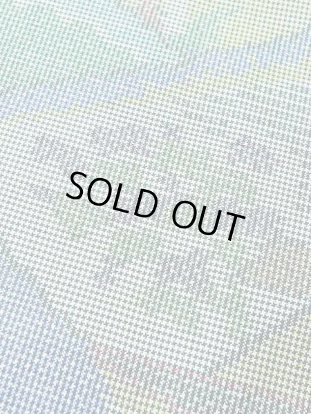 画像9: M0721B  紬 女性用着物  シルク（正絹）  灰色がかった マルチカラー, 家 【中古】 【USED】 【リサイクル】 ★★☆☆☆ (9)