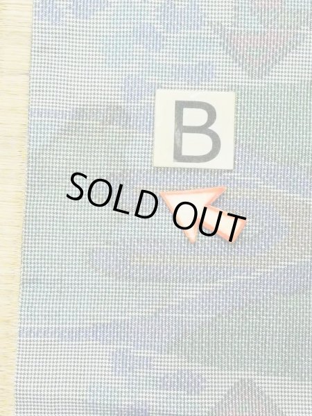 画像13: M0721B  紬 女性用着物  シルク（正絹）  灰色がかった マルチカラー, 家 【中古】 【USED】 【リサイクル】 ★★☆☆☆ (13)