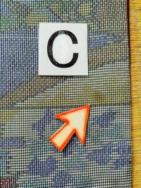 画像14: M0721B  紬 女性用着物  シルク(正絹)  灰色がかった マルチカラー, 家 【中古】 【USED】 【リサイクル】 ★★☆☆☆ (14)