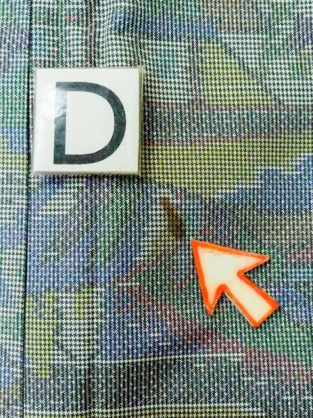 画像15: M0721B  紬 女性用着物  シルク(正絹)  灰色がかった マルチカラー, 家 【中古】 【USED】 【リサイクル】 ★★☆☆☆ (15)