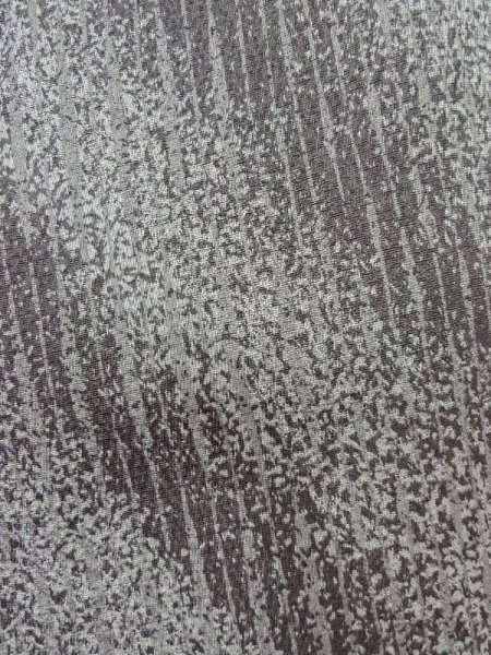 画像7: M0728A Mint  小紋 女性用着物 丹後ちりめん シルク(正絹)   灰色, 抽象的模様 【中古】 【USED】 【リサイクル】 ★★★★★ (7)