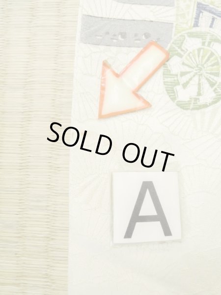 画像14: M0728N  小紋 女性用着物  シルク(正絹)   アイボリー, かすみ 【中古】 【USED】 【リサイクル】 ★★☆☆☆ (14)