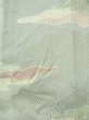 画像3: M0728O  小紋 女性用着物  シルク（正絹）   白, 葉 【中古】 【USED】 【リサイクル】 ★★☆☆☆ (3)
