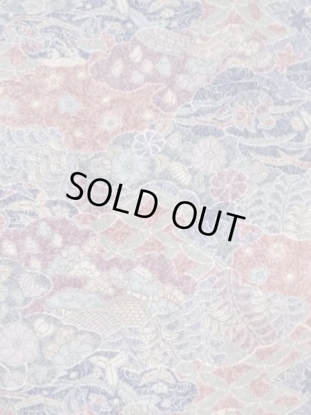 画像3: M0728Y Mint  小紋 女性用着物  シルク(正絹)  淡い 紫色, 菊 淡い【中古】 【USED】 【リサイクル】 ★★★★☆ (3)