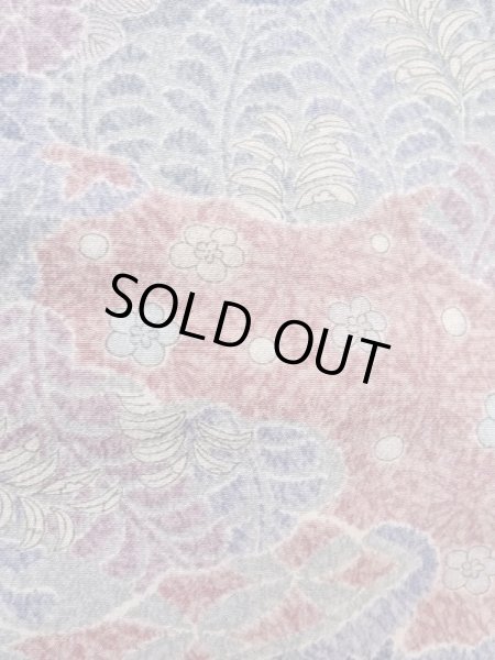 画像7: M0728Y Mint  小紋 女性用着物  シルク(正絹)  淡い 紫色, 菊 淡い【中古】 【USED】 【リサイクル】 ★★★★☆ (7)