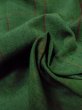 画像12: M0729C Mint  紬 女性用着物  シルク（正絹）   緑色, 花 【中古】 【USED】 【リサイクル】 ★★★★☆ (12)