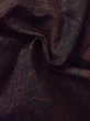 画像10: M0729D Mint  紬 女性用着物  シルク（正絹）   黒, 花 【中古】 【USED】 【リサイクル】 ★★★☆☆ (10)