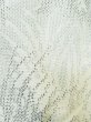 画像6: M0808A  女性用 単衣  シルク（正絹）   白, 葉 【中古】 【USED】 【リサイクル】 ★★☆☆☆ (6)