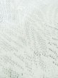 画像10: M0808A  女性用 単衣  シルク（正絹）   白, 葉 【中古】 【USED】 【リサイクル】 ★★☆☆☆ (10)