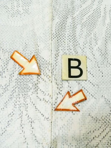 画像15: M0808A  女性用 単衣  シルク(正絹)   白, 葉 【中古】 【USED】 【リサイクル】 ★★☆☆☆ (15)