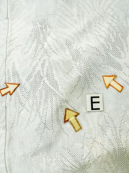 画像18: M0808A  女性用 単衣  シルク(正絹)   白, 葉 【中古】 【USED】 【リサイクル】 ★★☆☆☆ (18)