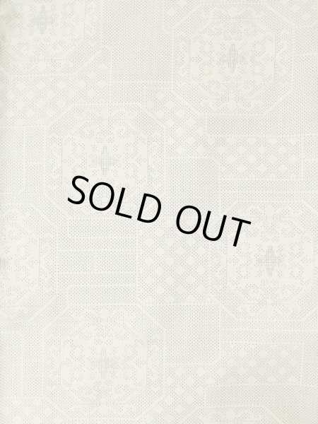 画像3: M0808B  女性用 大島紬  シルク（正絹）   アイボリー, 四角 【中古】 【USED】 【リサイクル】 ★★☆☆☆ (3)