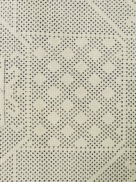 画像7: M0808B  女性用 大島紬  シルク(正絹)   アイボリー, 四角 【中古】 【USED】 【リサイクル】 ★★☆☆☆ (7)