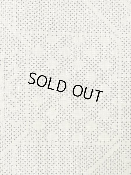 画像7: M0808B  女性用 大島紬  シルク（正絹）   アイボリー, 四角 【中古】 【USED】 【リサイクル】 ★★☆☆☆ (7)