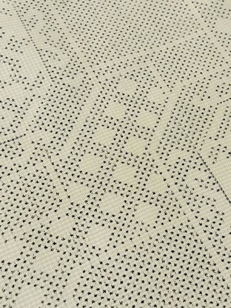 画像9: M0808B  女性用 大島紬  シルク(正絹)   アイボリー, 四角 【中古】 【USED】 【リサイクル】 ★★☆☆☆ (9)