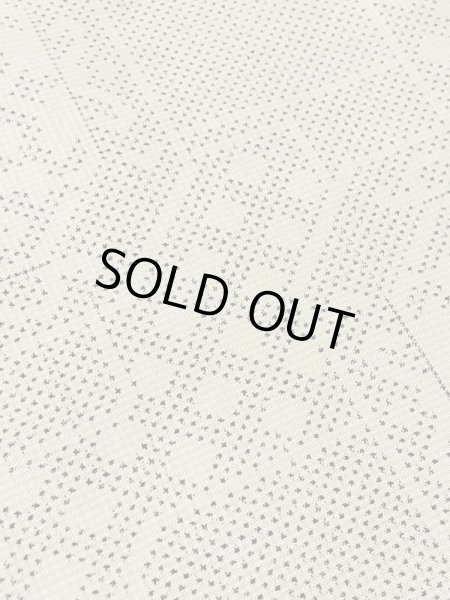 画像9: M0808B  女性用 大島紬  シルク（正絹）   アイボリー, 四角 【中古】 【USED】 【リサイクル】 ★★☆☆☆ (9)