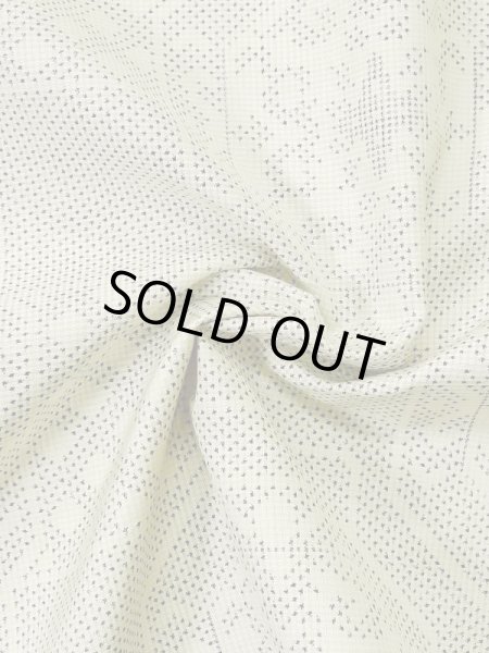 画像11: M0808B  女性用 大島紬  シルク（正絹）   アイボリー, 四角 【中古】 【USED】 【リサイクル】 ★★☆☆☆ (11)